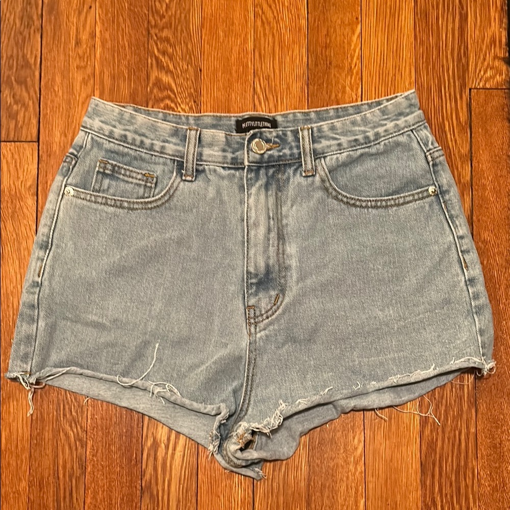 Denim High-Waisted Shorts